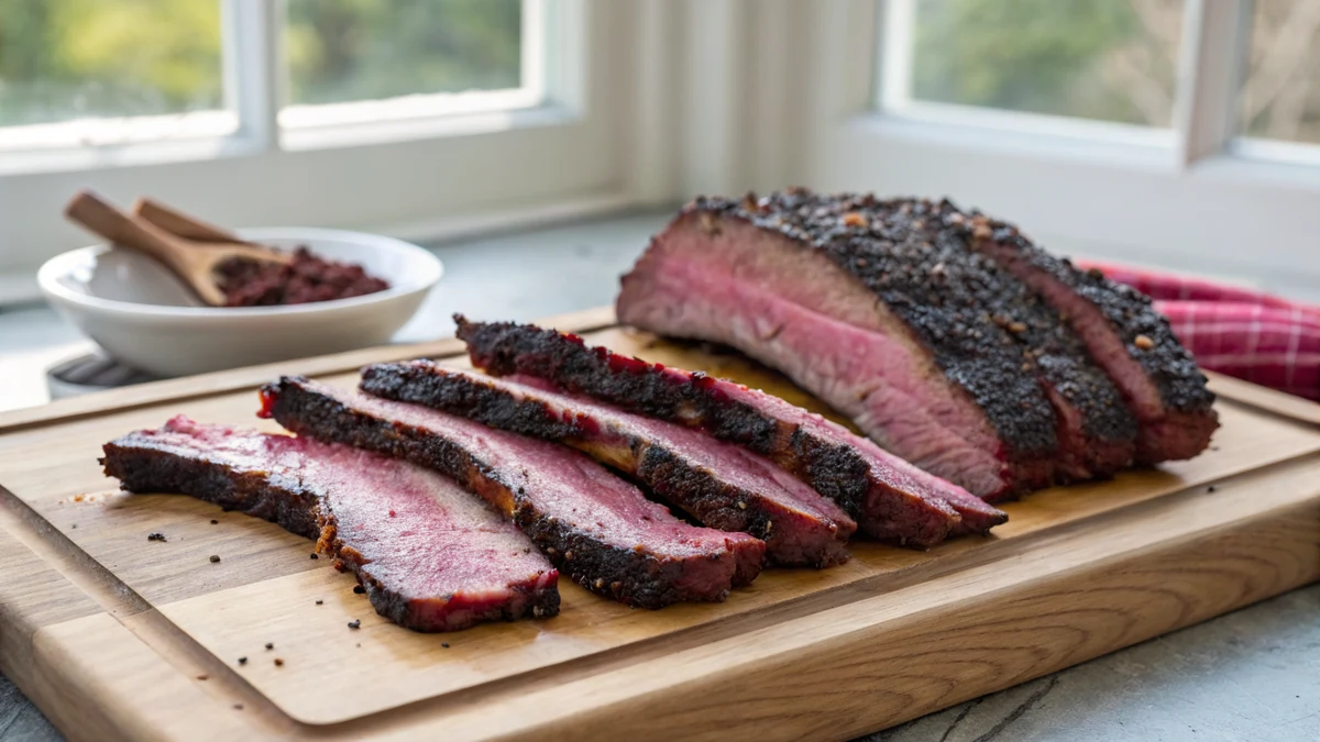 Beef Finger Ribs recipe by Chef Mia, photographed in a natural light Texas kitchen
