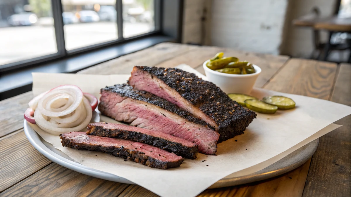 Smoked Beef Ribs recipe by Chef Mia, photographed in a natural light Texas kitchen