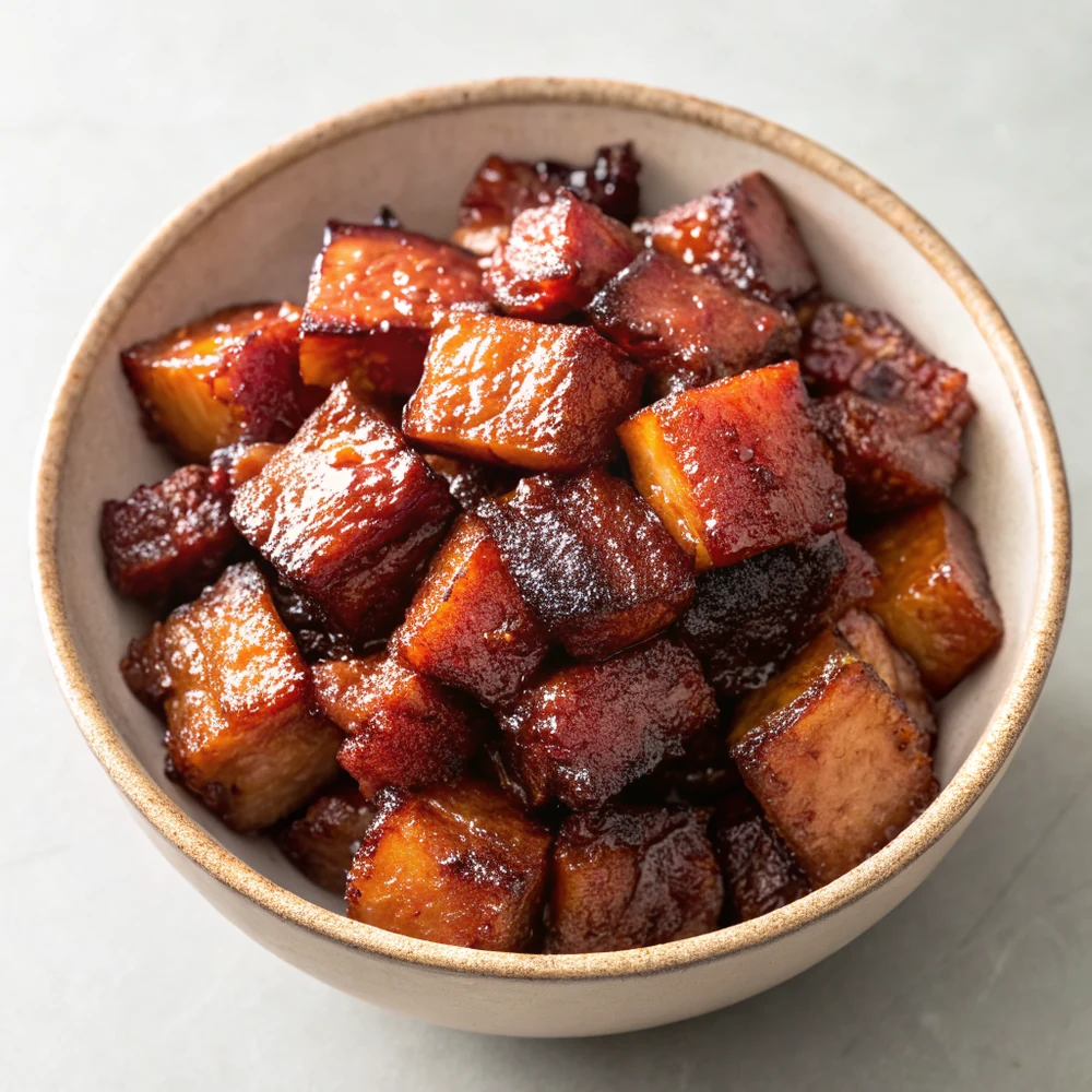 Smoked, Pork, Belly, Burnt, Ends