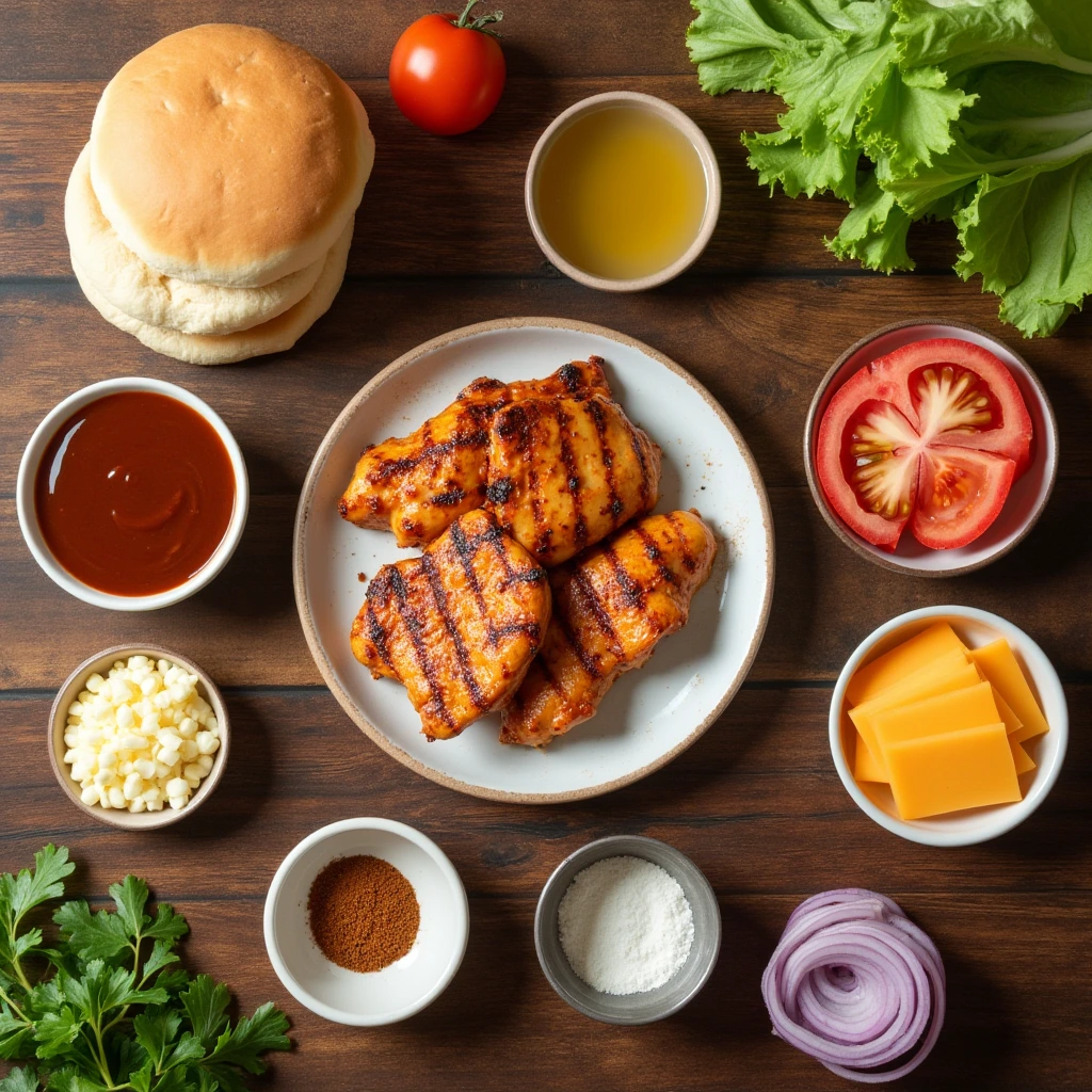 BBQ Chicken Sandwich Ingredients