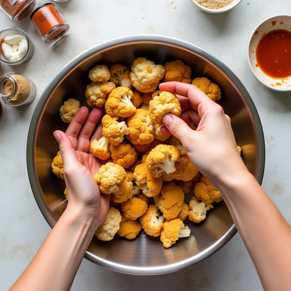 bbq roasted cauliflower delish recipe