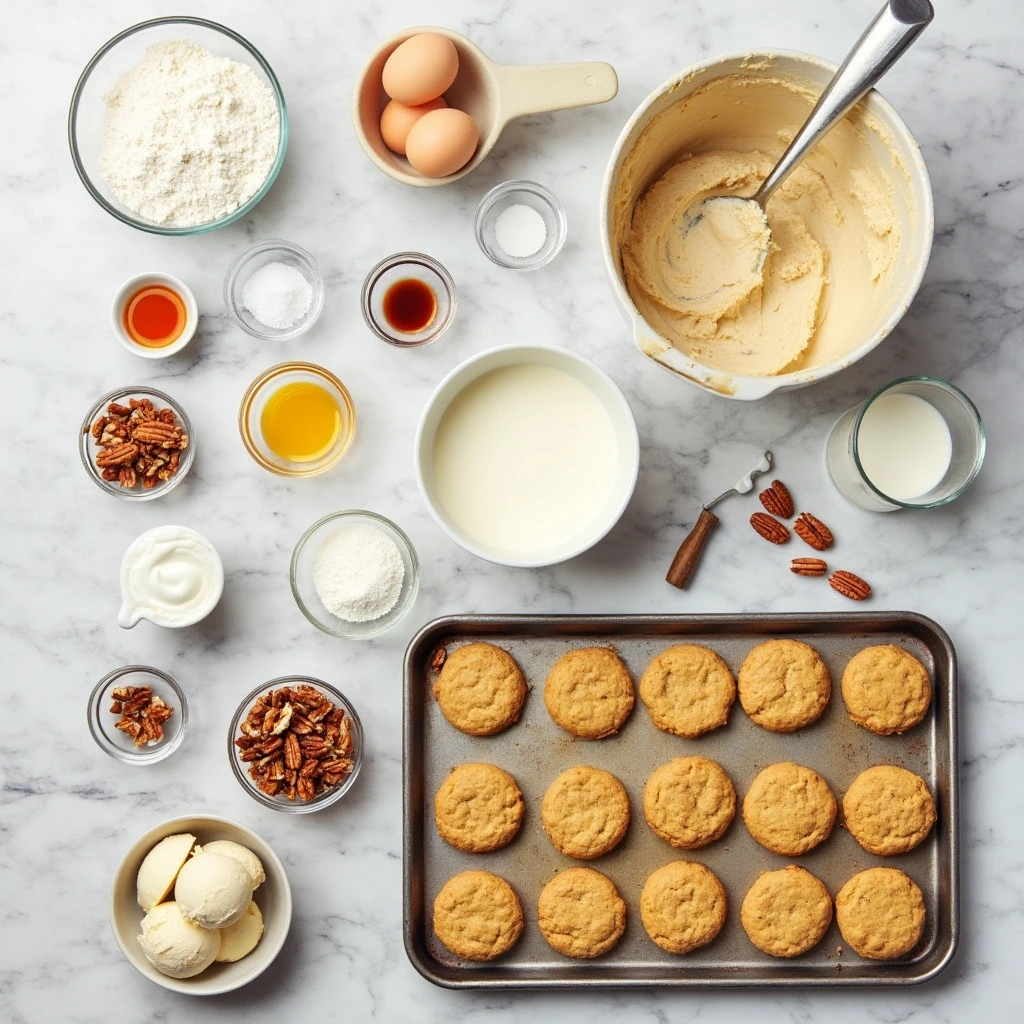 butter pecan ice cream sandwiches