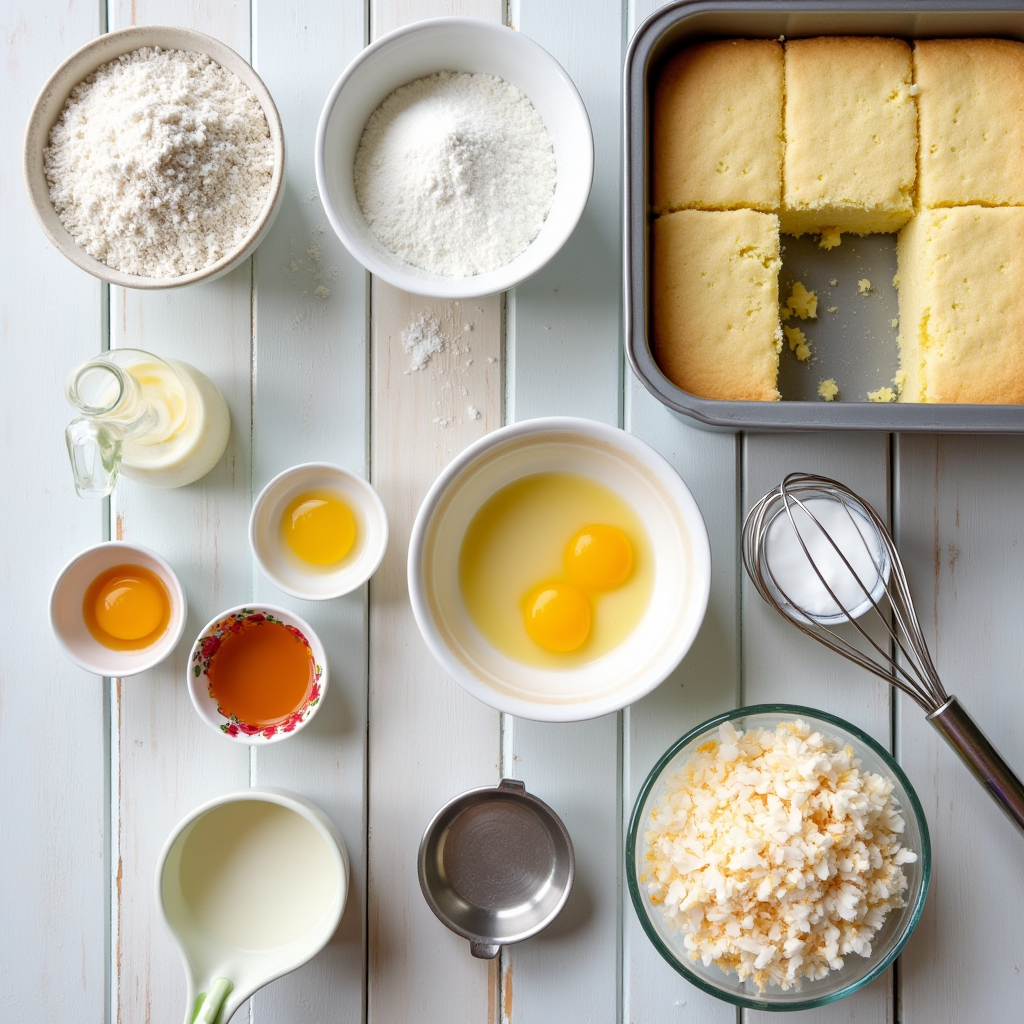 coconut tres leches cake