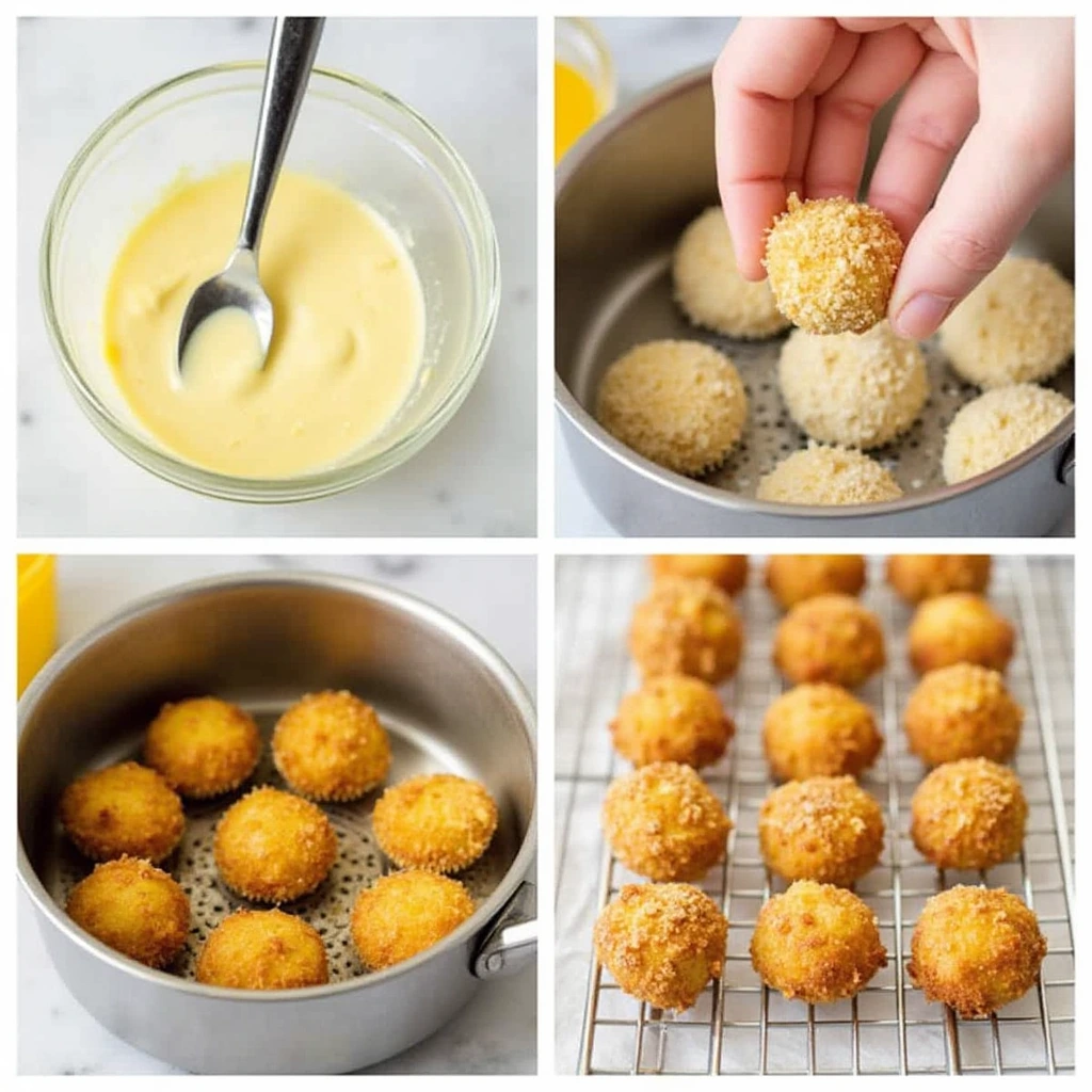 fried cheesecake bites