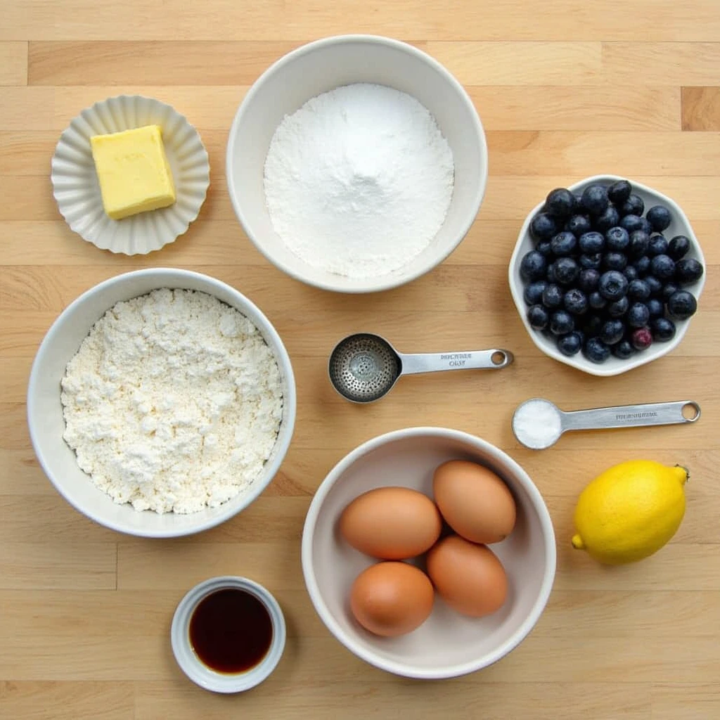 lemon blueberry pound cake