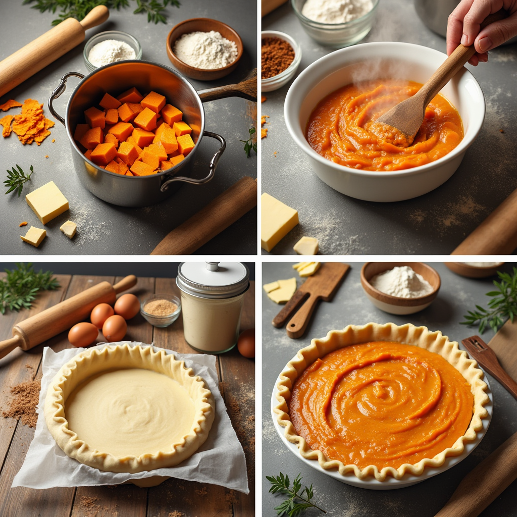 Double Crusted Sweet Potato Pie